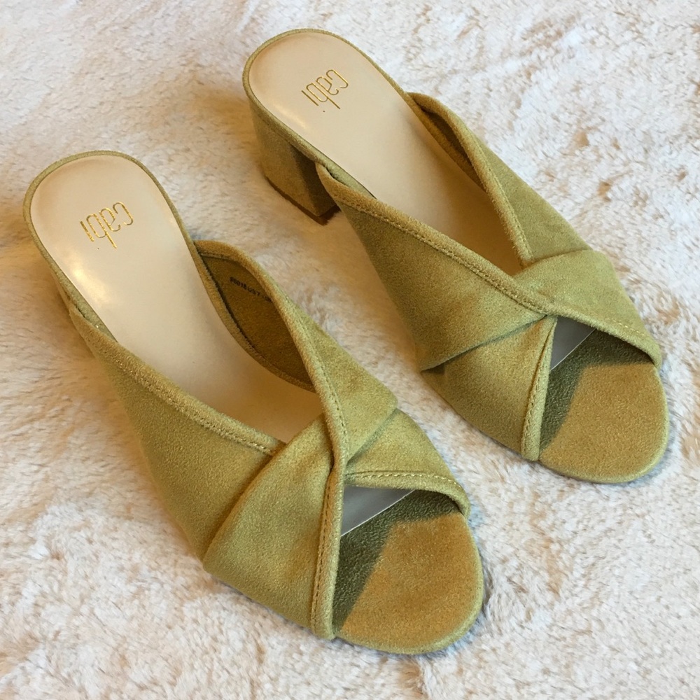 NEW CAbi Midas Marigold Mules #6018 Size 7